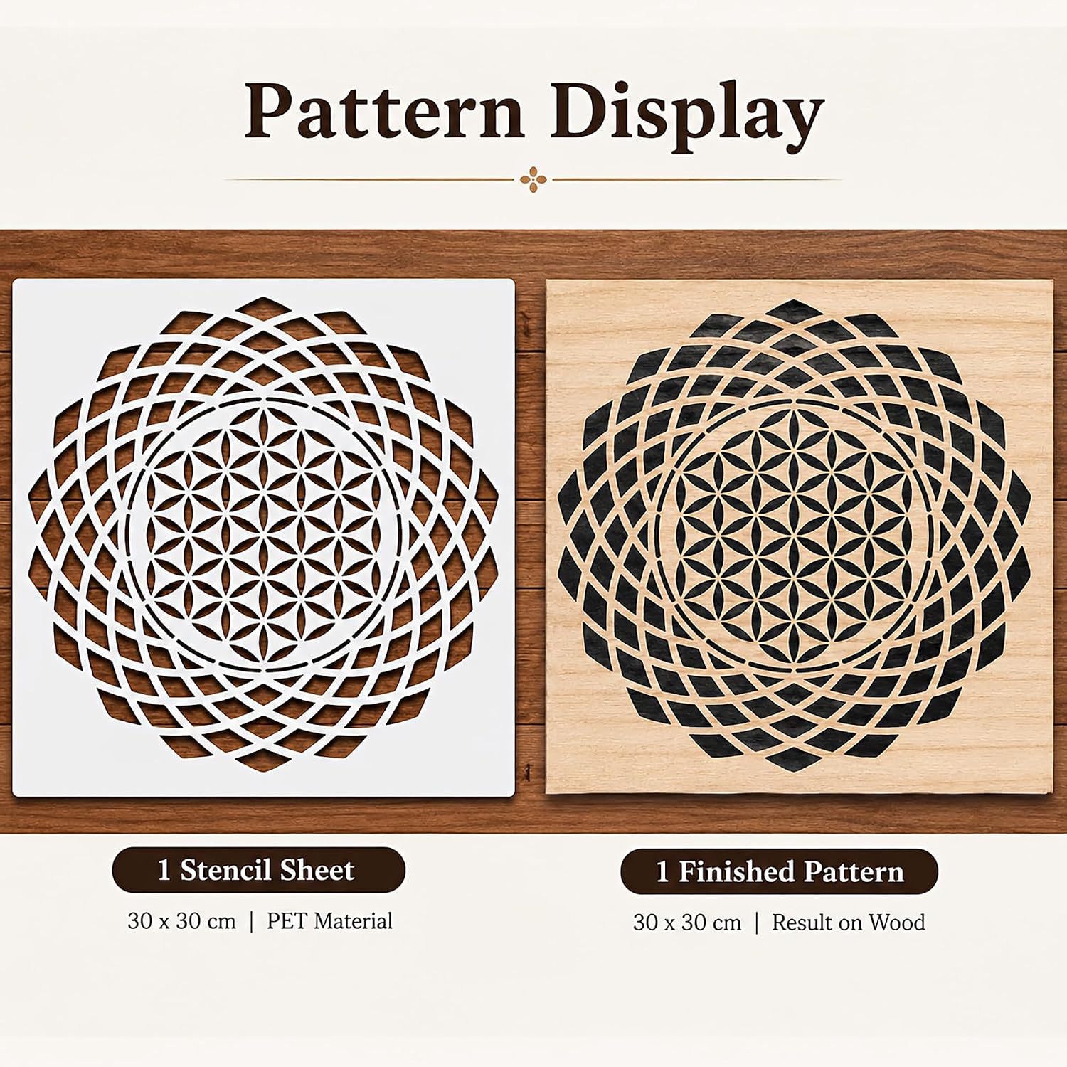 geometric mandala template for fabric painting