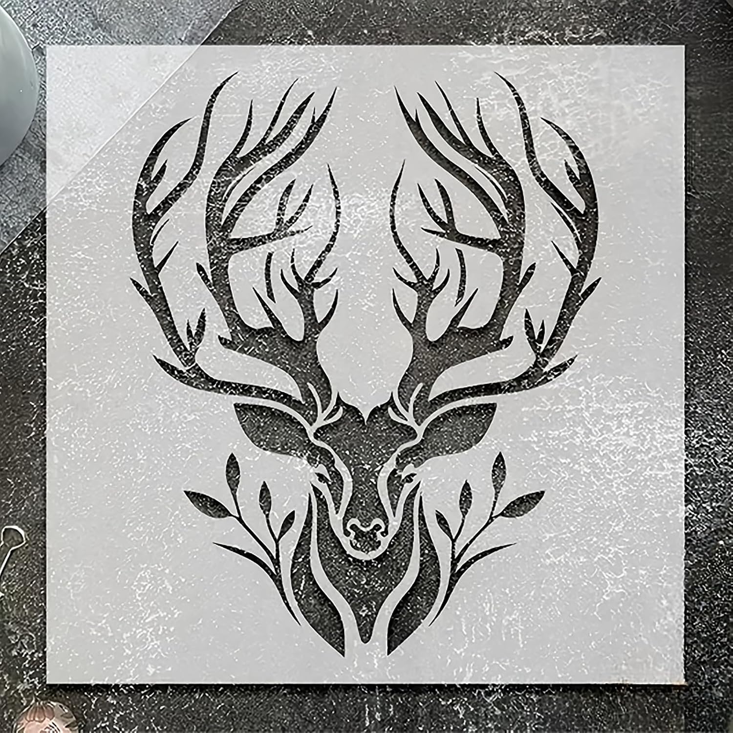 diy stencil for lippan art projects