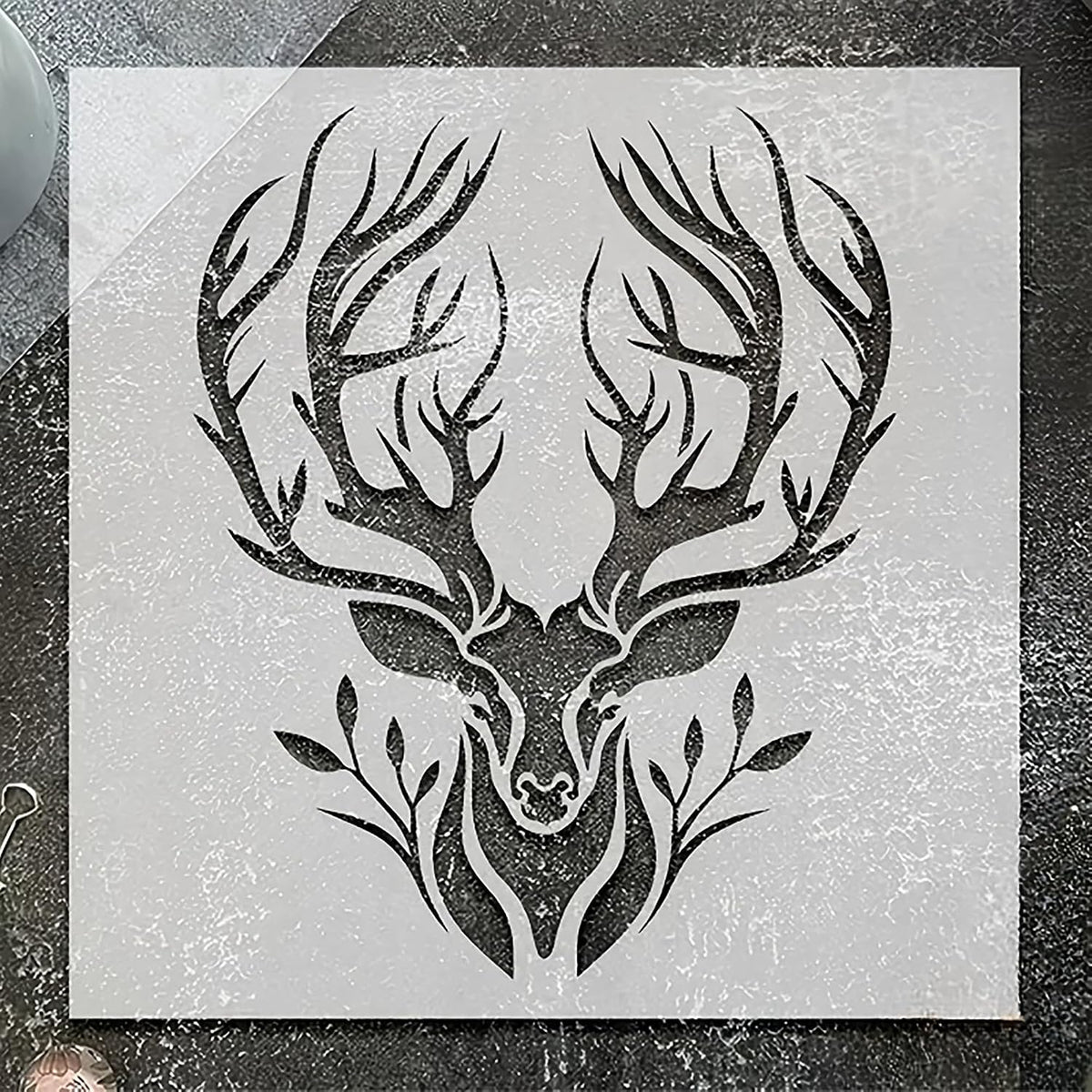 diy stencil for lippan art projects