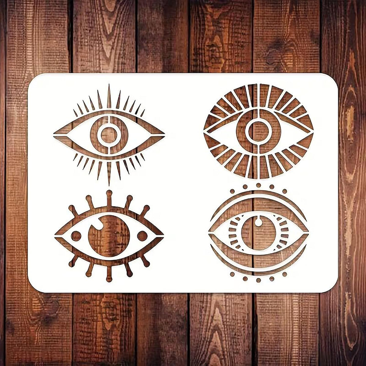 eye painting stencil for diy art