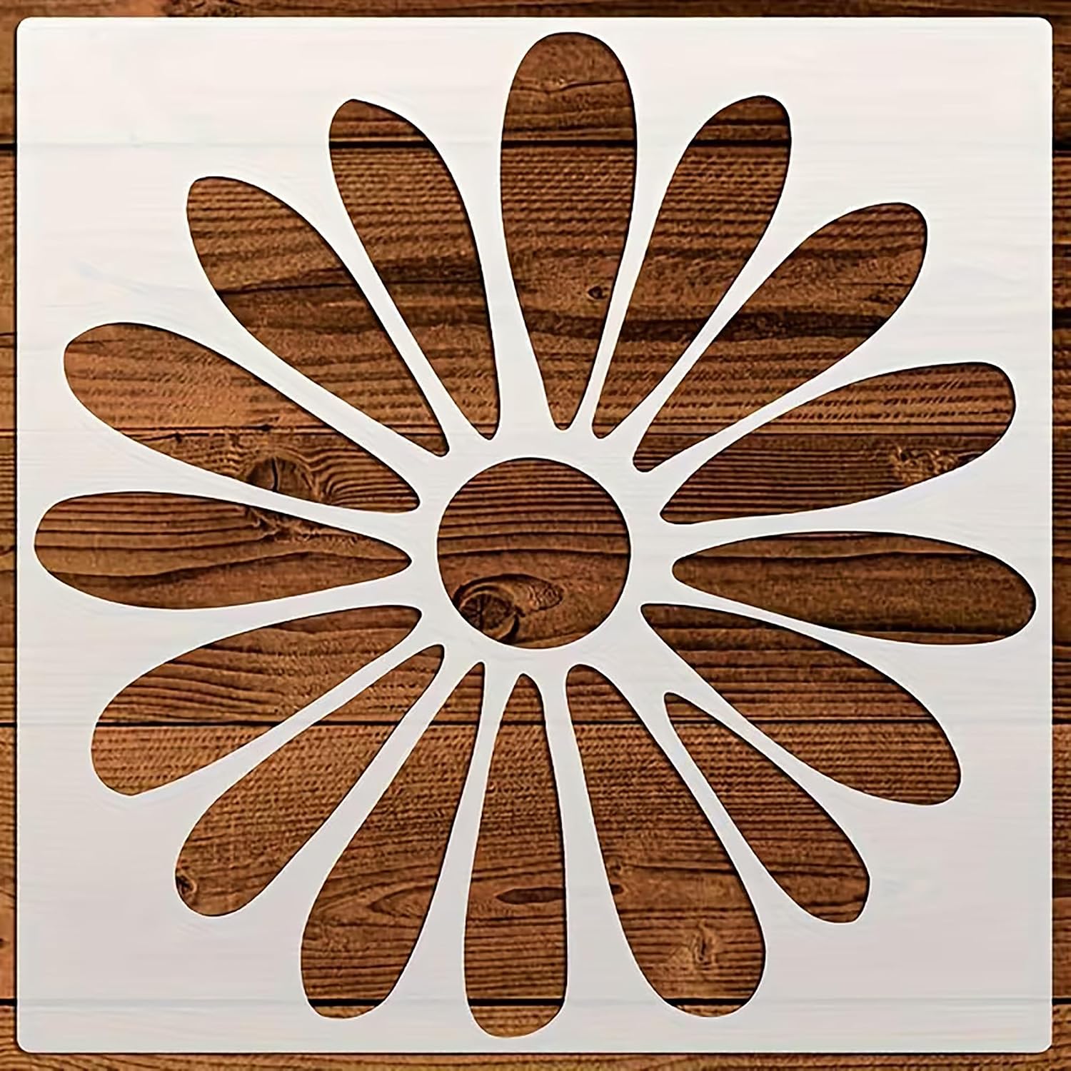 daisy flower stencil reusable
