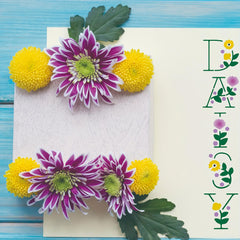 26 piece letter stencils for crafts