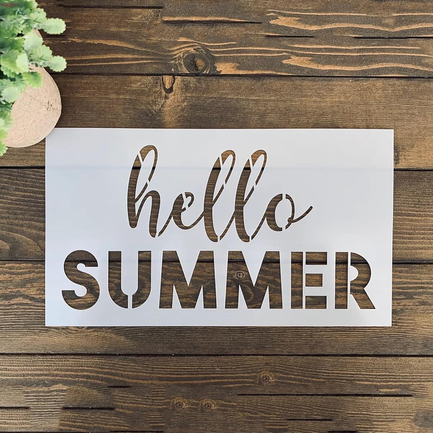 beach theme wall stencil