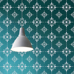 reusable mandala stencil for floor art
