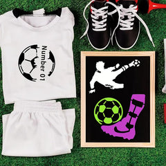 trophy and player stencils