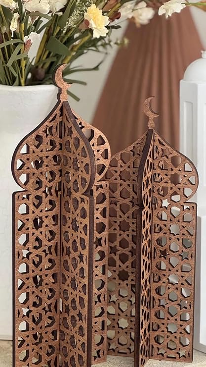laser cut wood base
