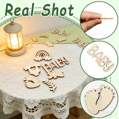 2mm wooden shapes for diy craft
