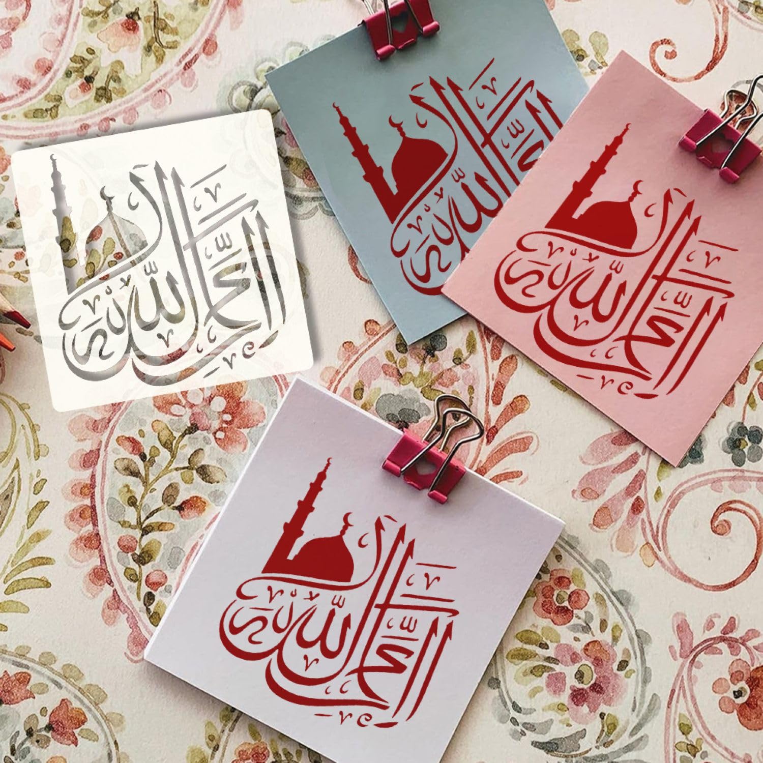 mosque pattern stencil