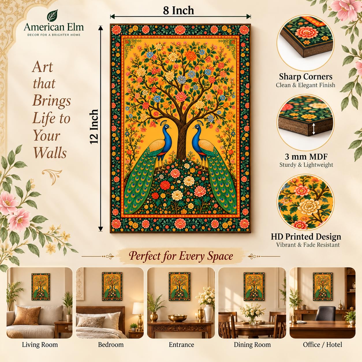 nature inspired Tree of Life decor