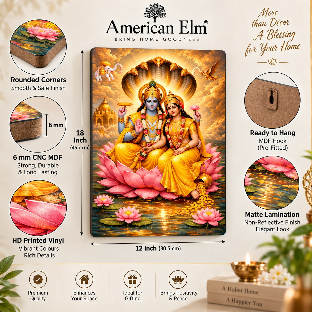 Hindu god goddess wall art for living room
