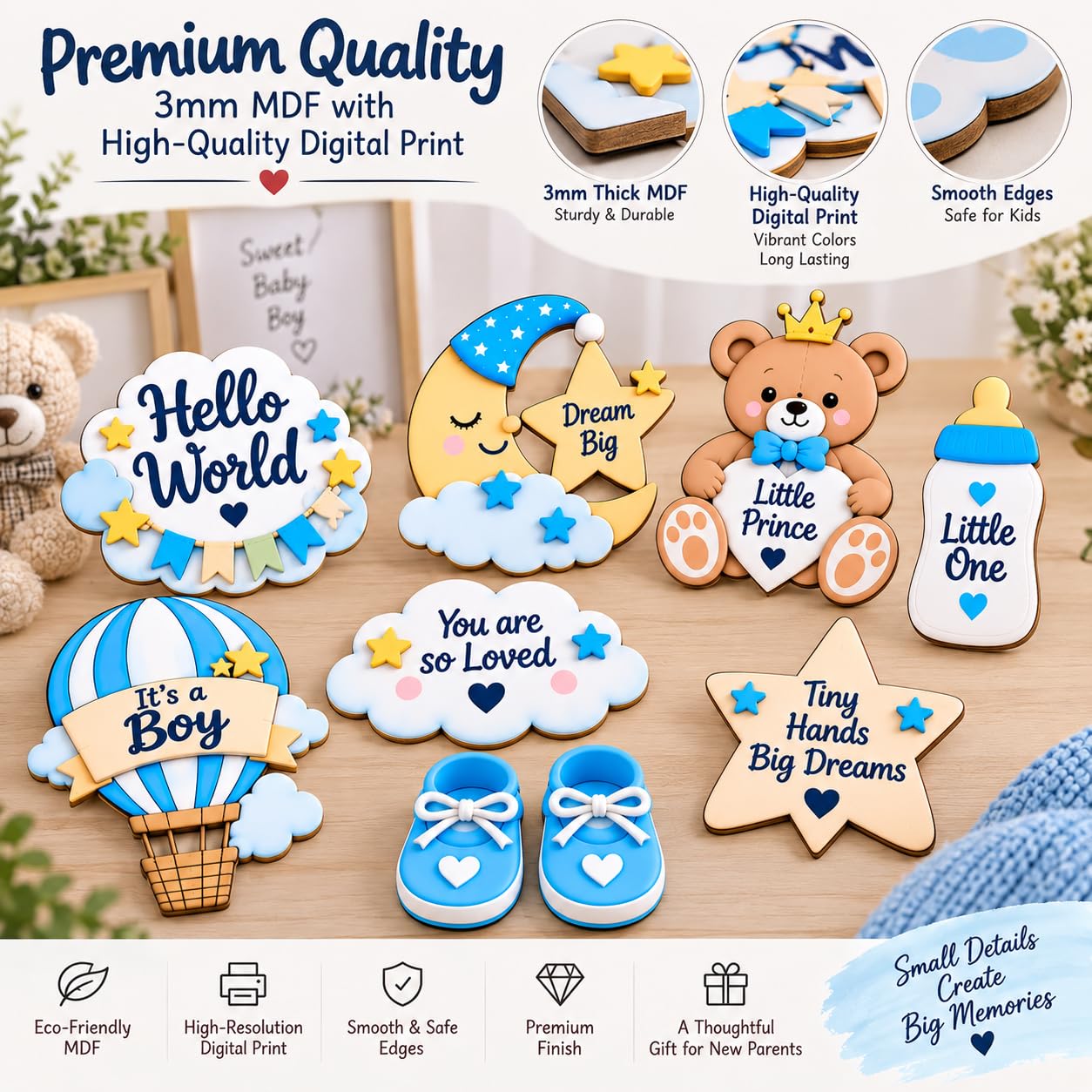Welcome baby photo accessories for new parents