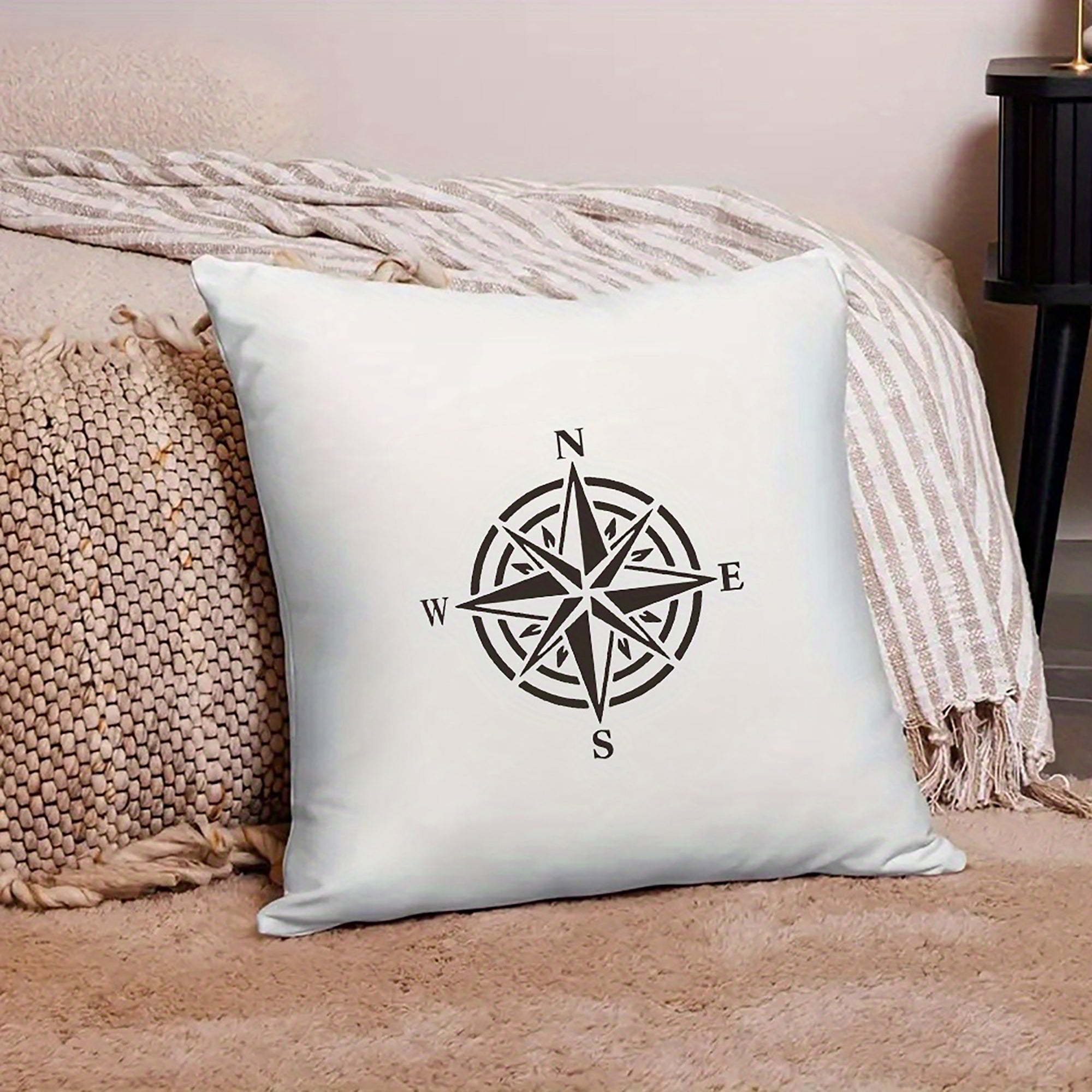 reusable plastic compass stencil for artistic drawing and painting