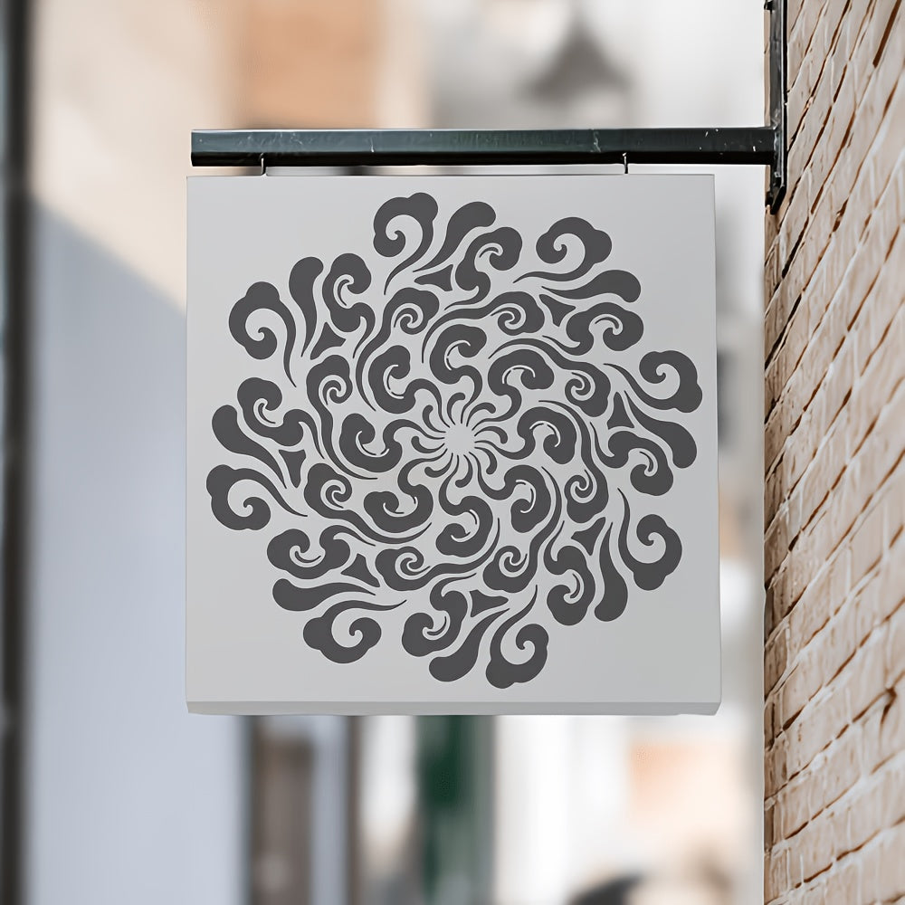 floral stencil for canvas wood and fabric painting
