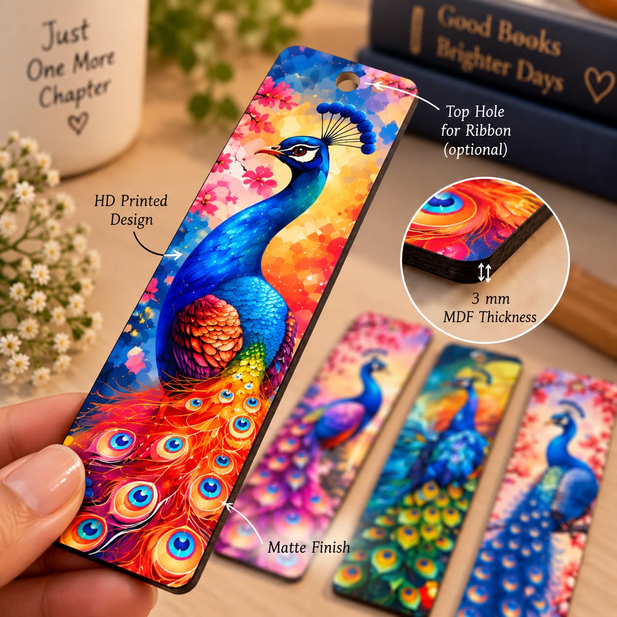 pack of 4 bookmarks for readers