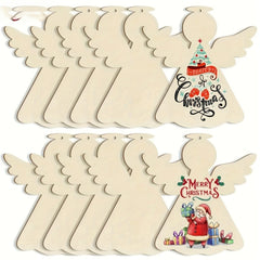 DIY paintable wooden ornaments