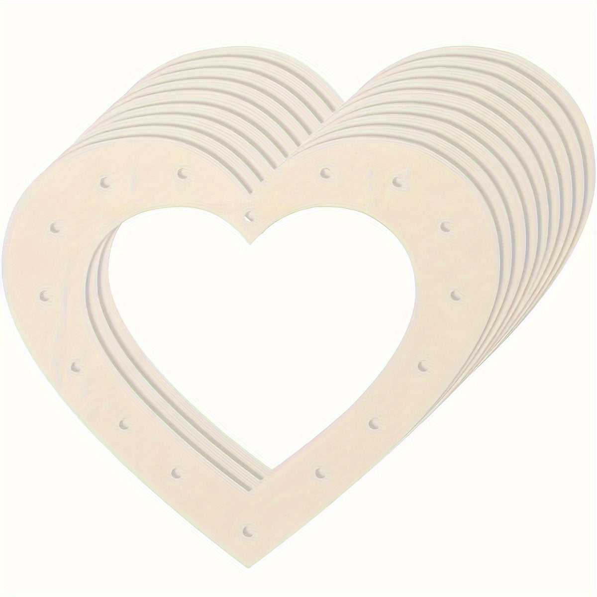 wooden heart ornament