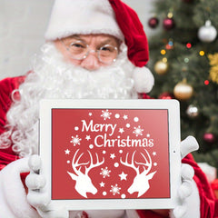 Reusable Christmas stencil set for DIY crafts