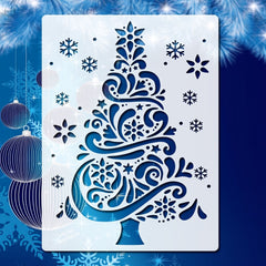 Christmas tree stencil