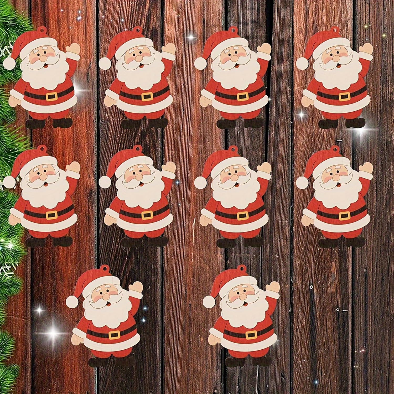 holiday party wooden decorations