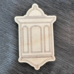 Cliths Set of 4 DIY Wooden Lanterns for Kids Ramadan Activity Painting Kit Eid Mubarak Gifts Islamic Wall Art