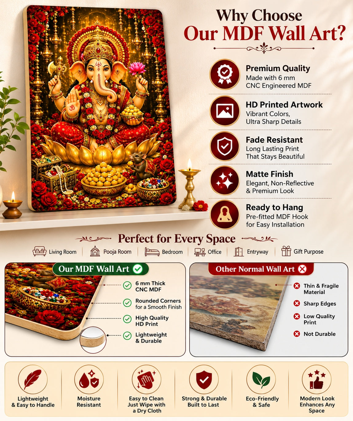 Ganesha decorative wall hanging