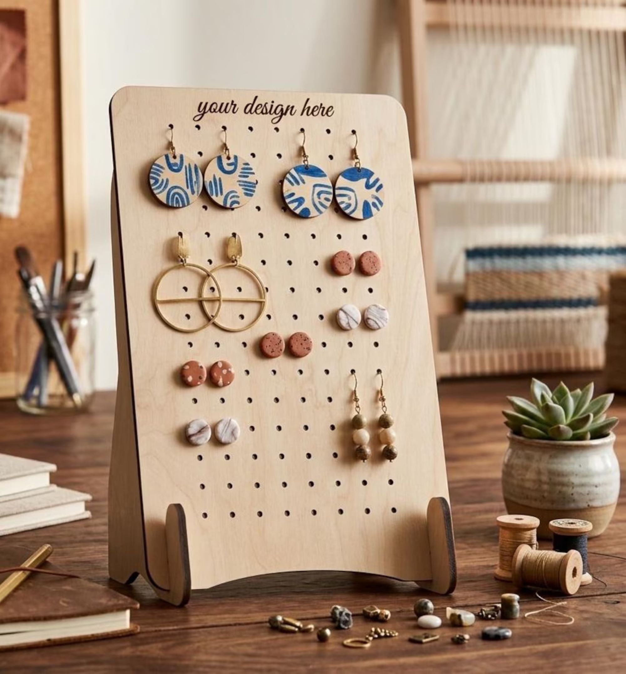 jewelry showcase stand