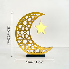 Ramadan Eid Islamic moon star table decor