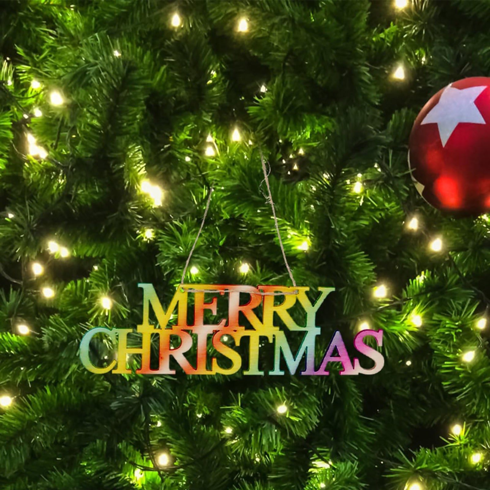 wooden merry christmas cutouts