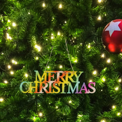 wooden merry christmas cutouts