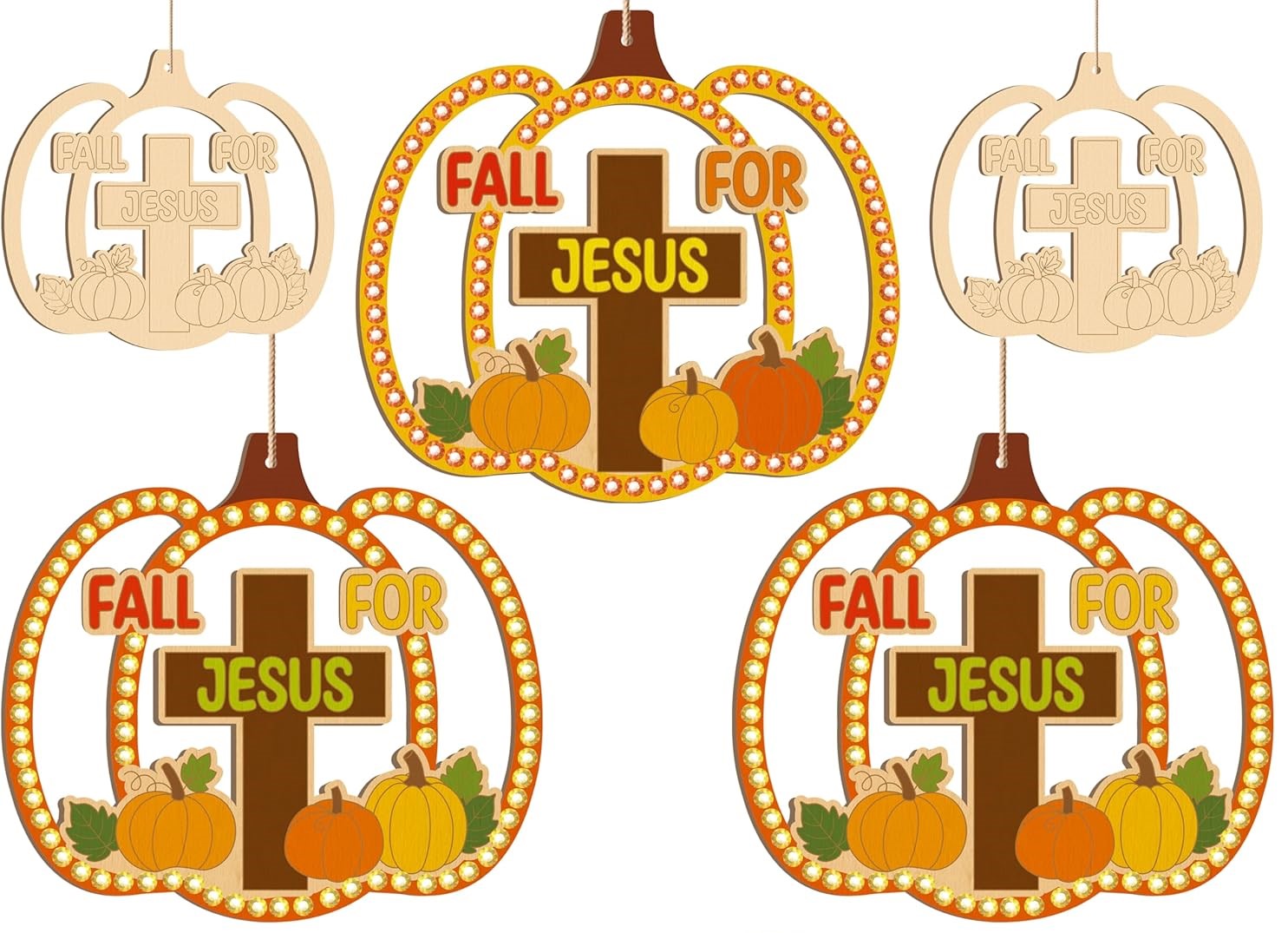 pumpkin wooden cutouts for diy crafts