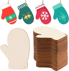 unfinished wooden glove cutouts for diy