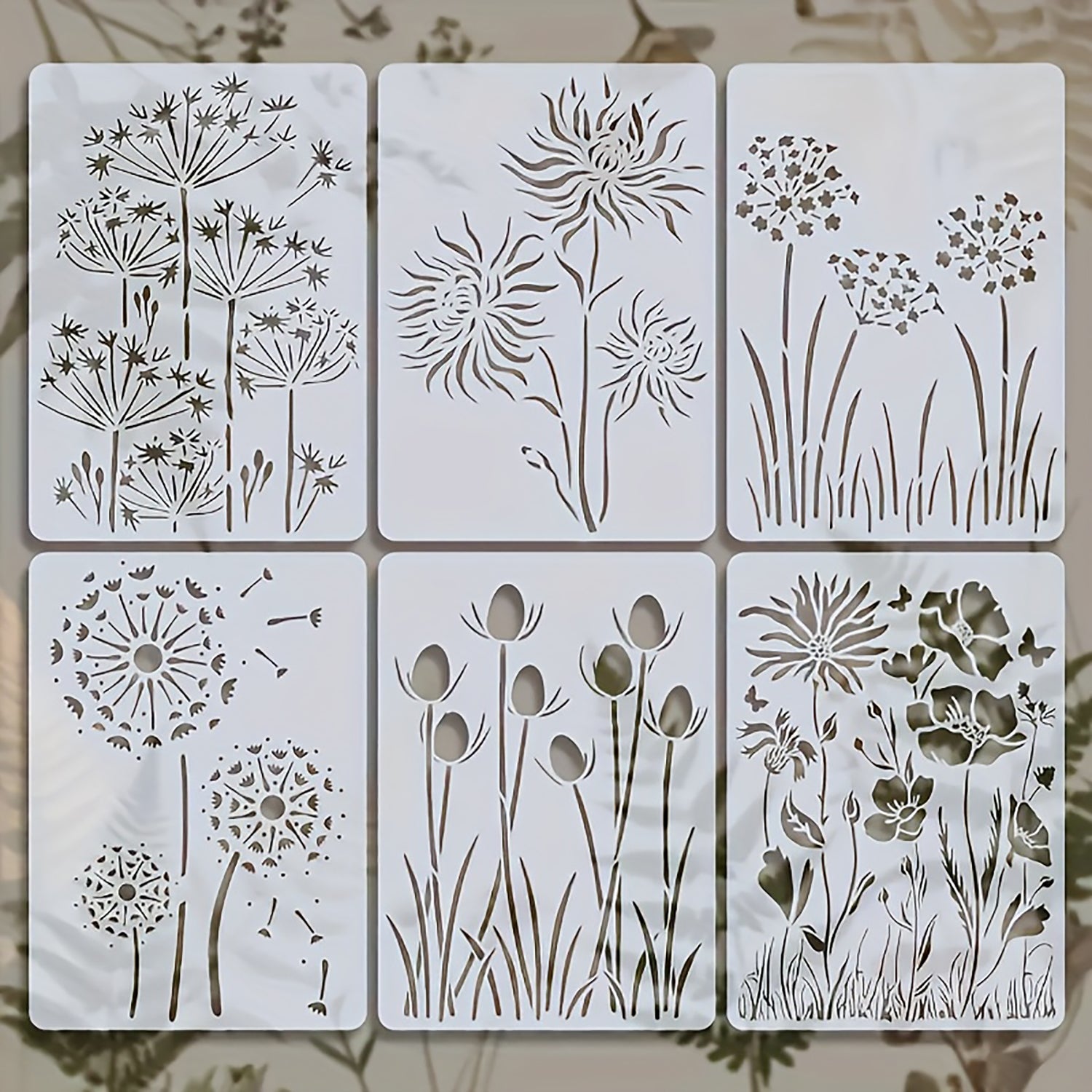 plant stencils for painting