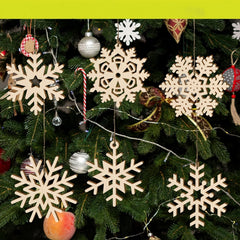 diy wood snowflake