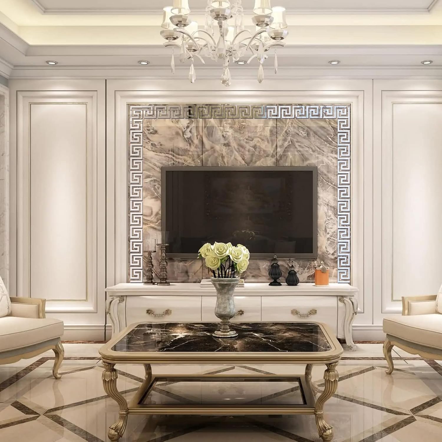 acrylic mirror wall decals for stylish interiors