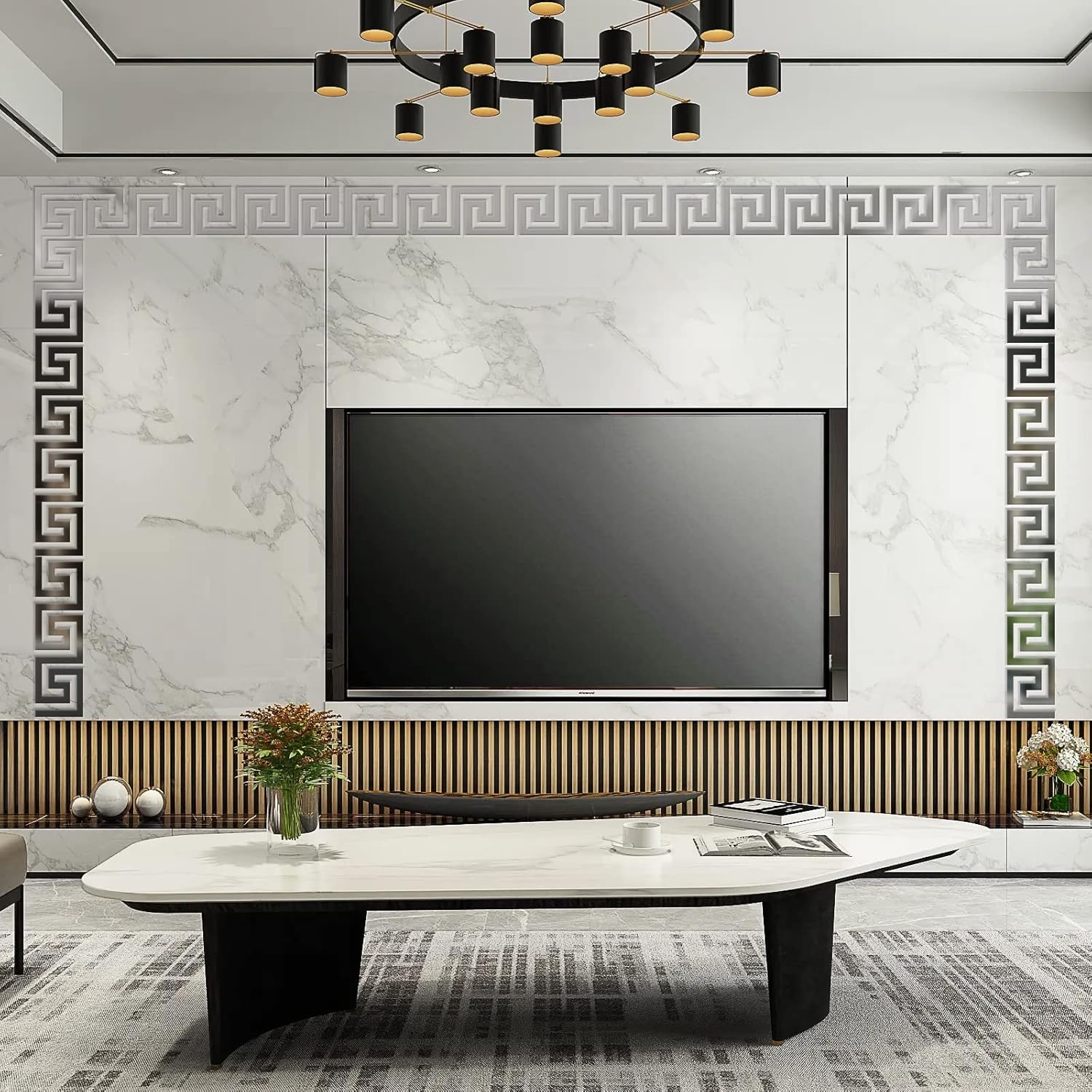 acrylic mirror wall decals for stylish interiors