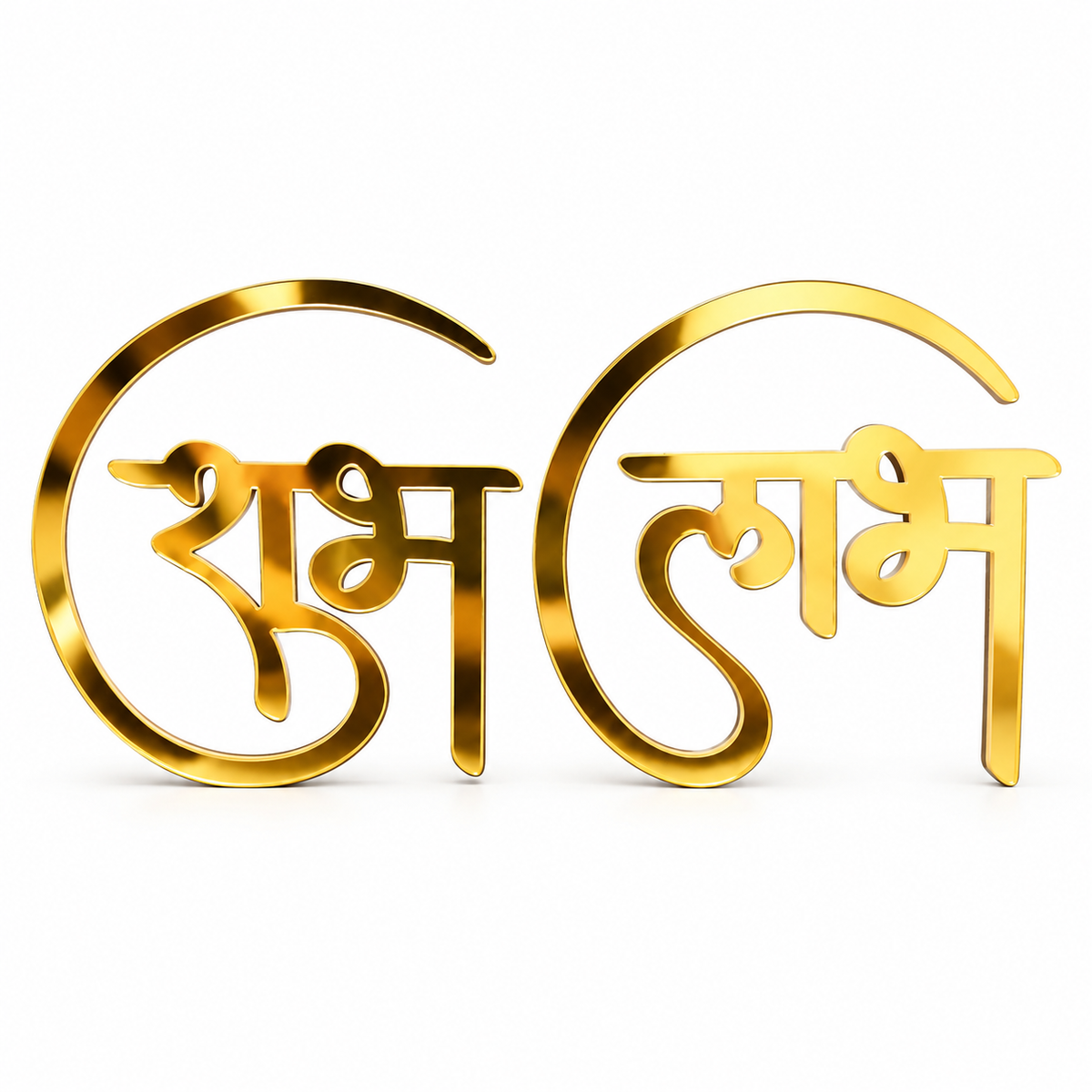 shubh labh golden acrylic