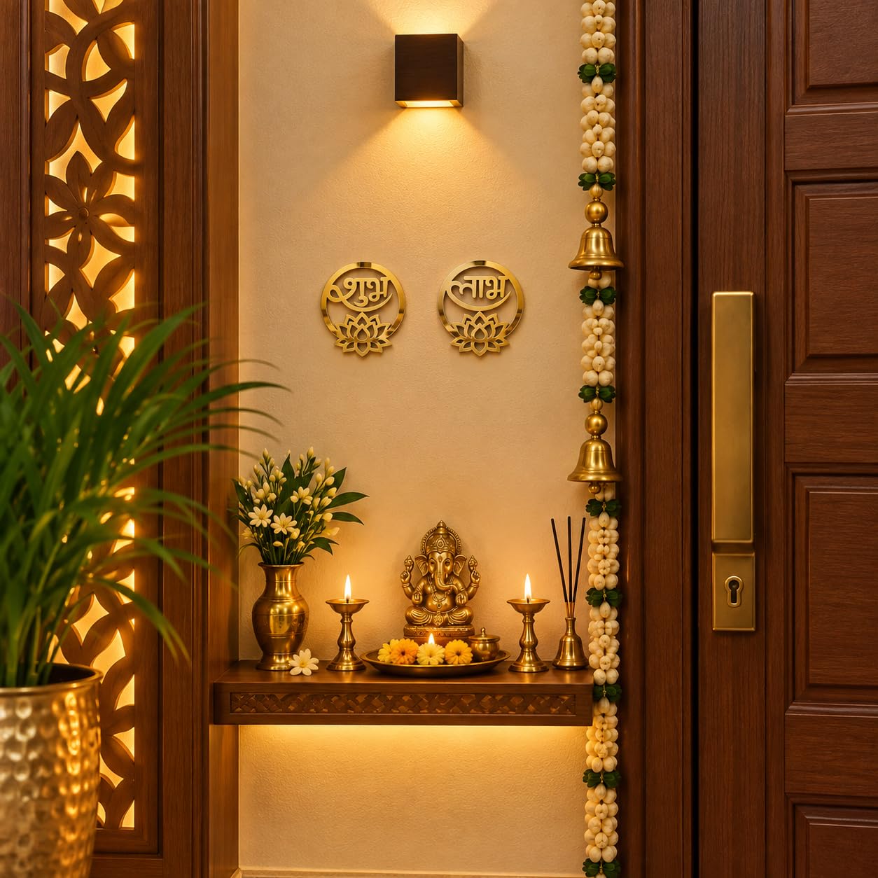 golden acrylic cutouts