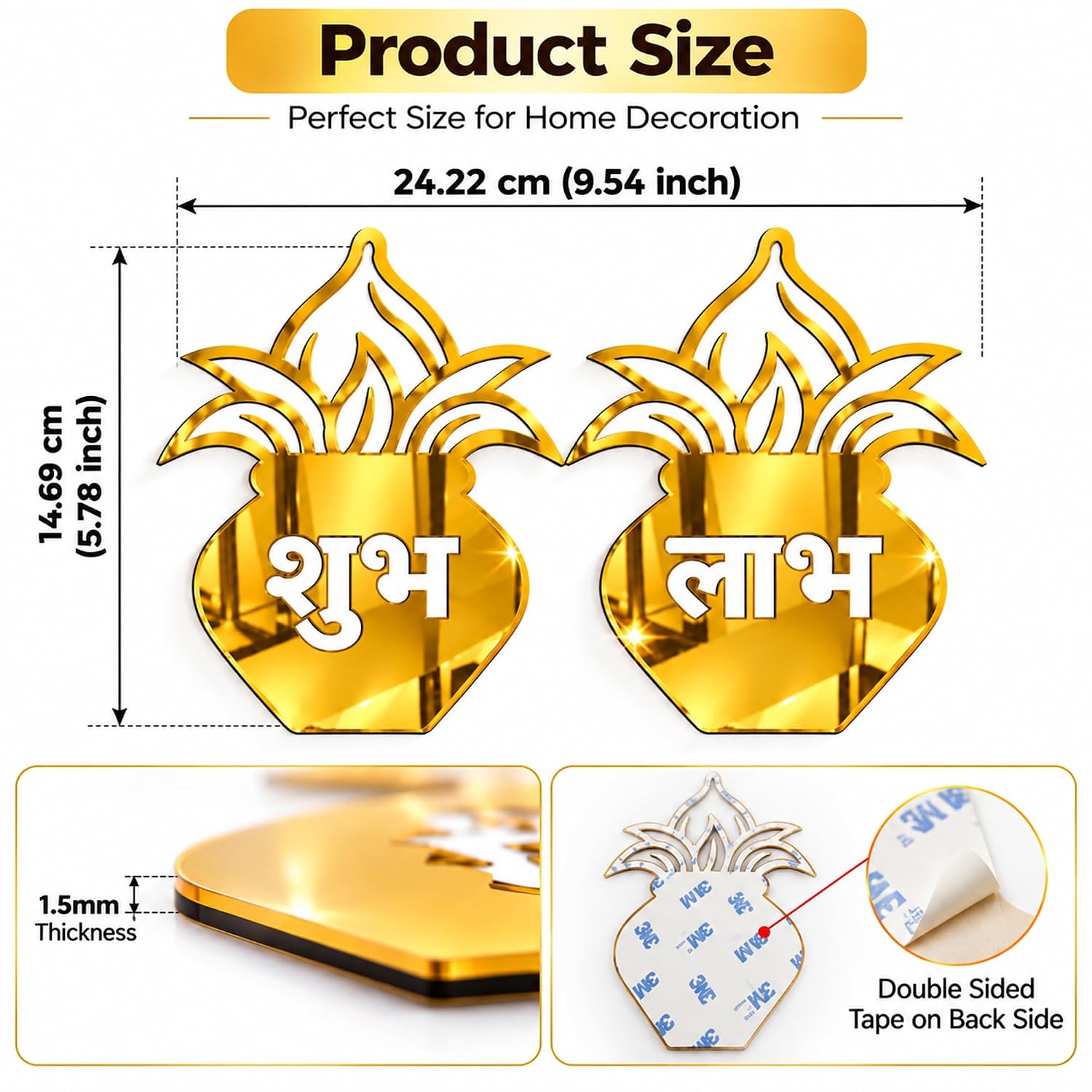 shubh labh wall stickers