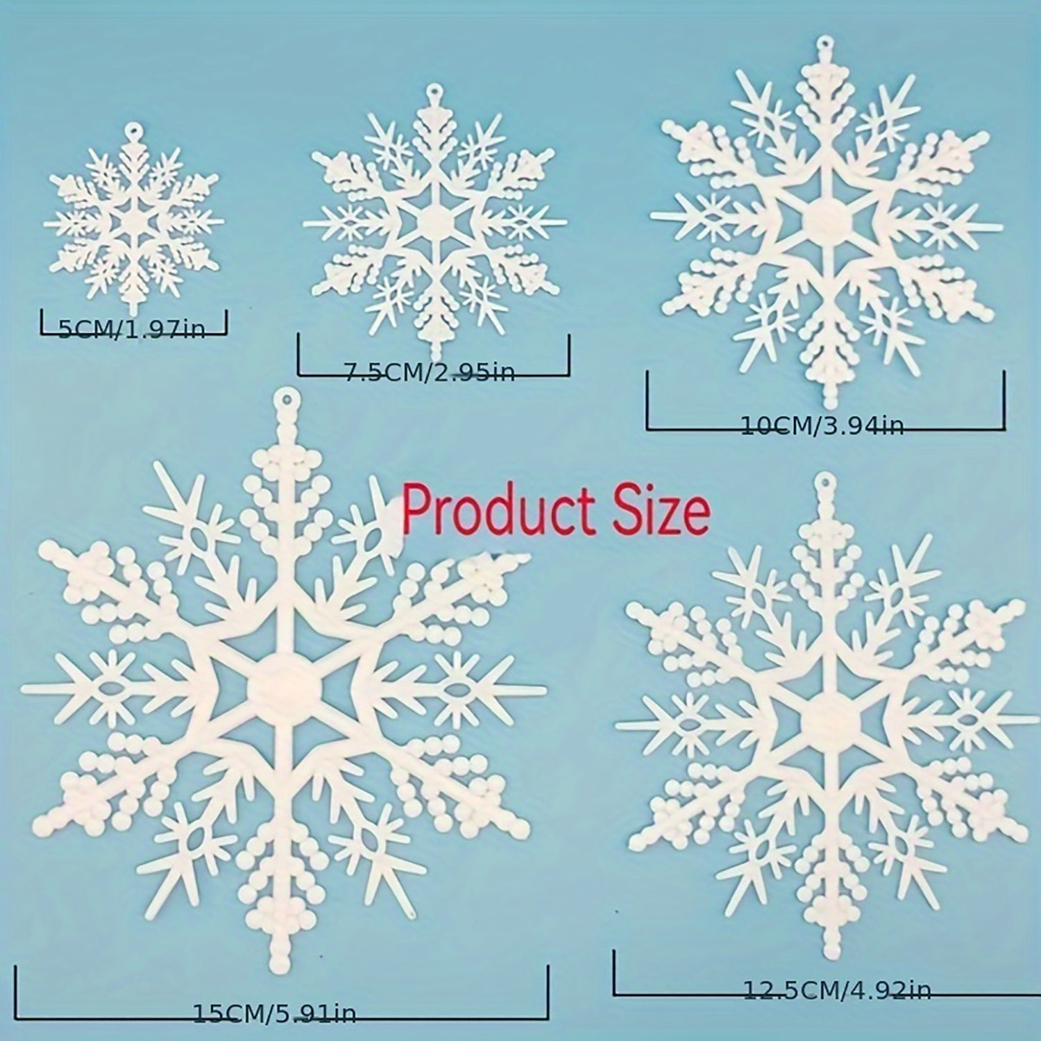 diy snowflake hanging decoration