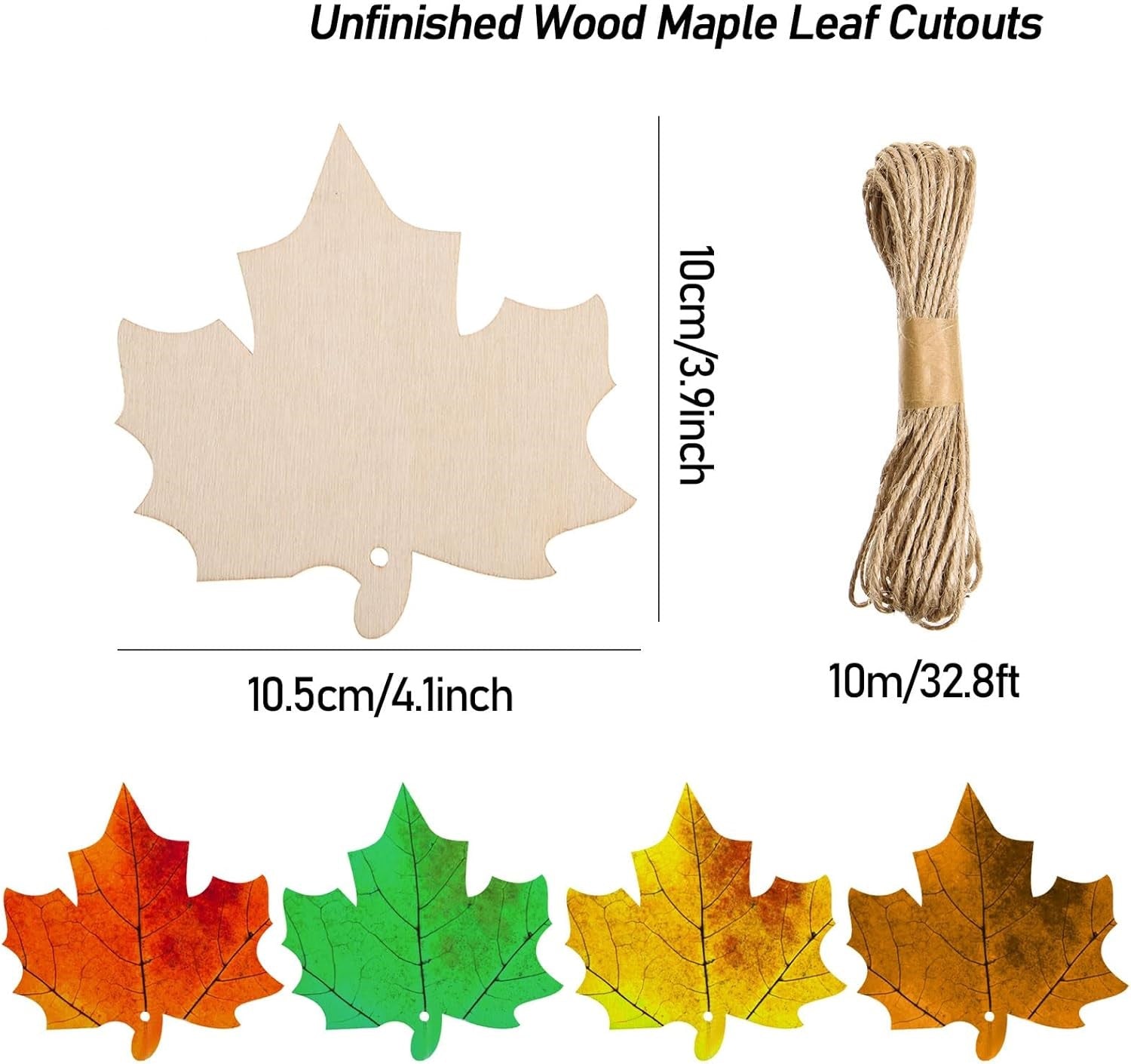 maple leaf wood base for mandala art