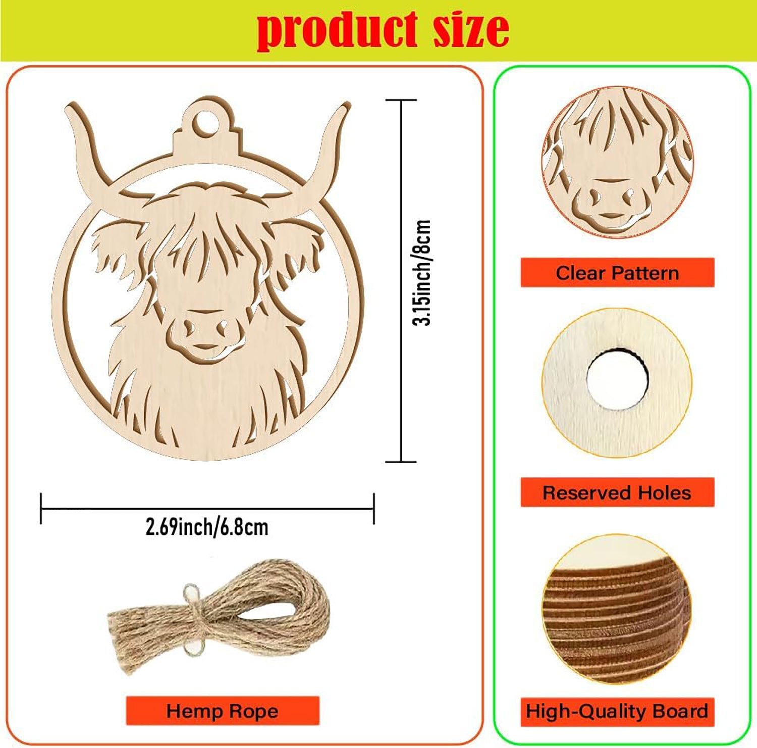 unfinished wooden animal shapes