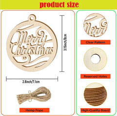 unfinished wooden ornament bases