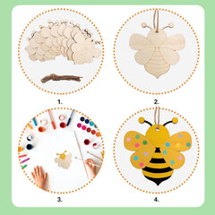 kids bee craft wood blanks