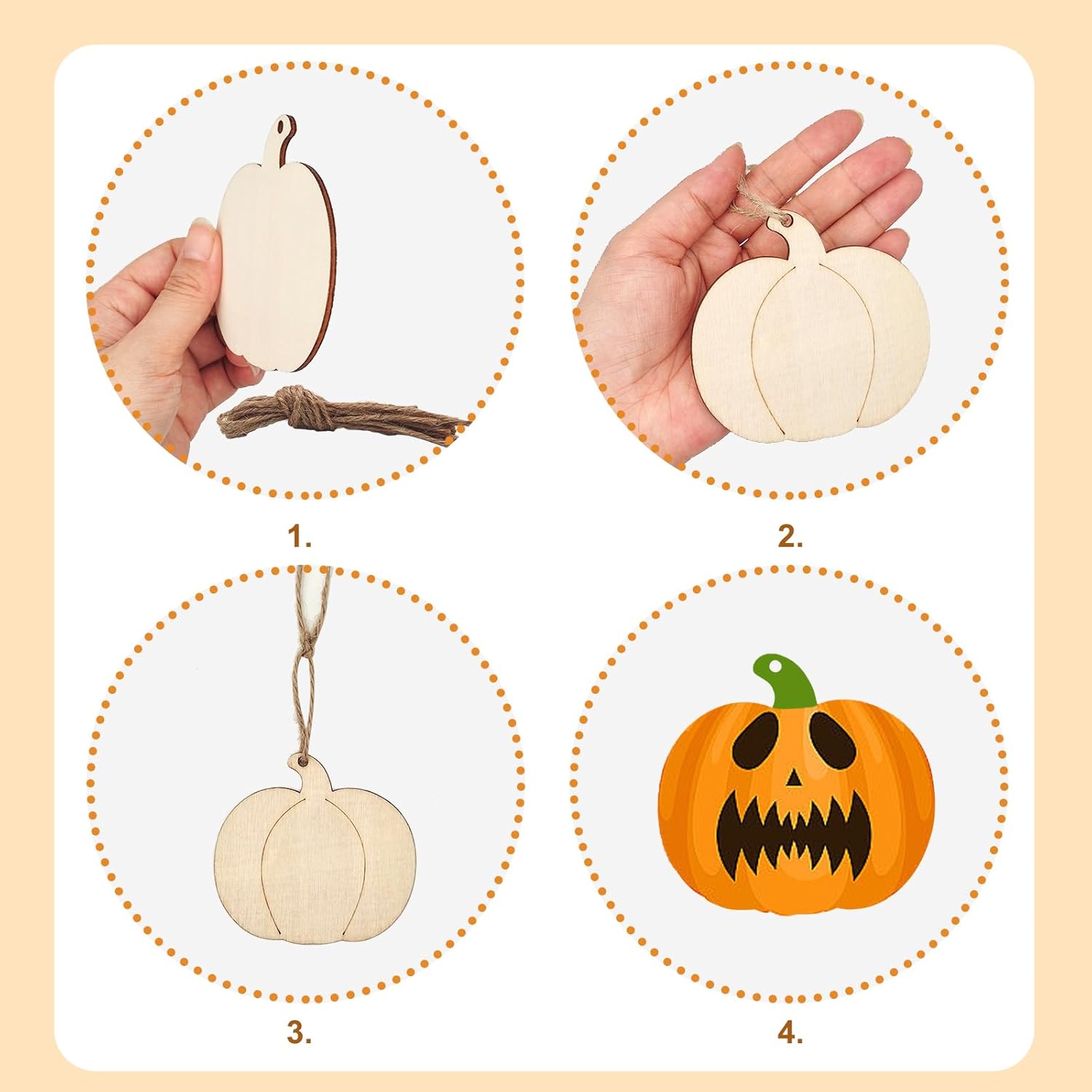 thanksgiving craft wood shapes