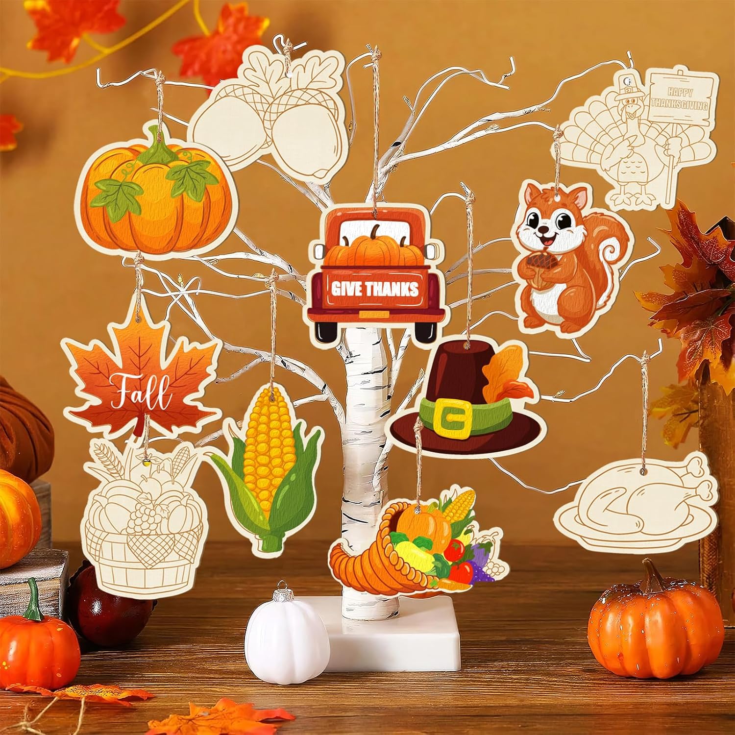 thanksgiving craft wood blanks
