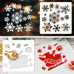 christmas painting stencils