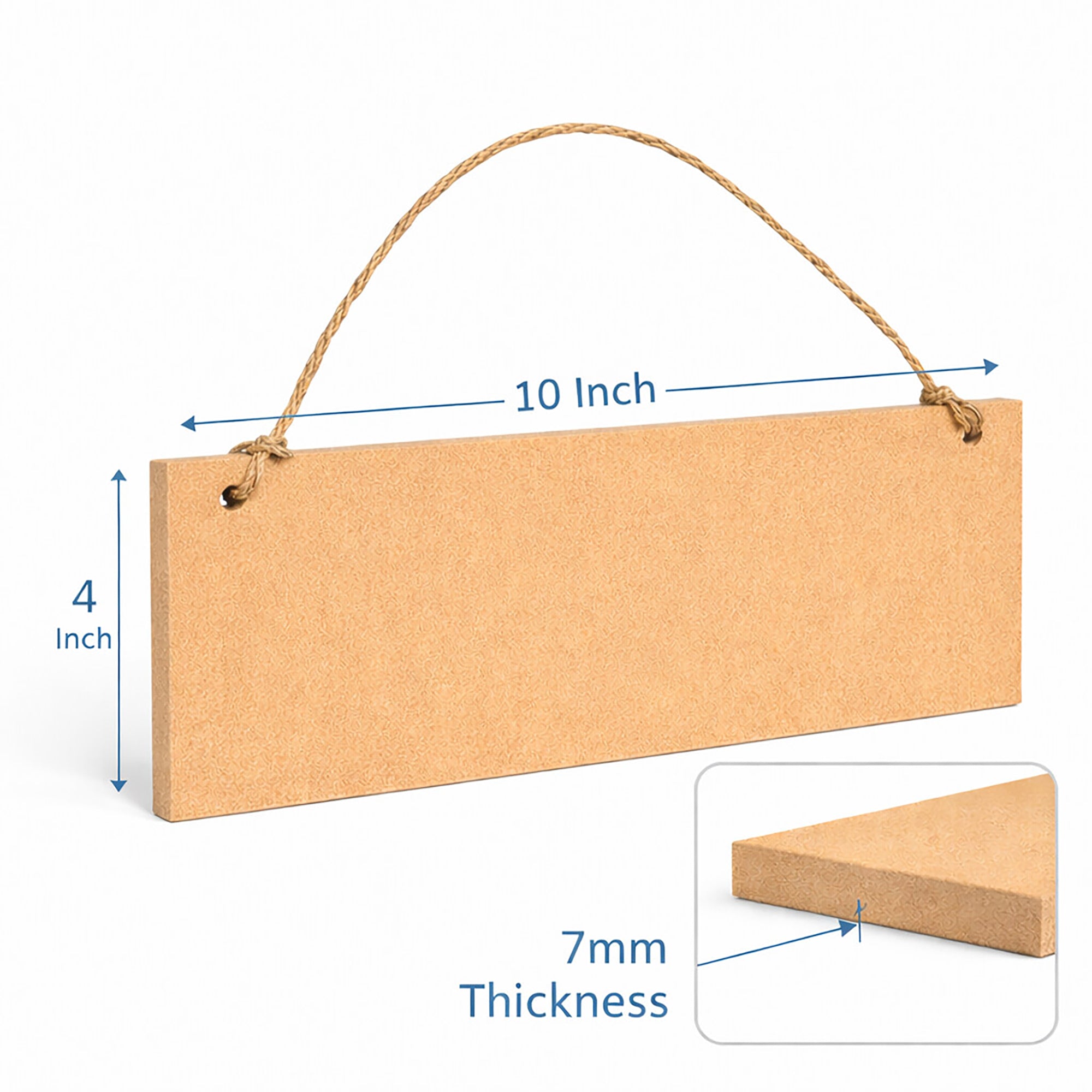 mdf nameplate base

