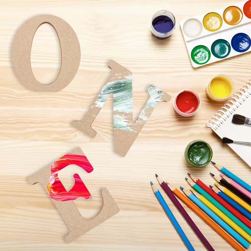 rustic wooden one tabletop decor