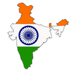 Cliths 10 Pack India Map Wooden Cutouts Pre-Marked DIY Crafts Geography Projects & Home Decor