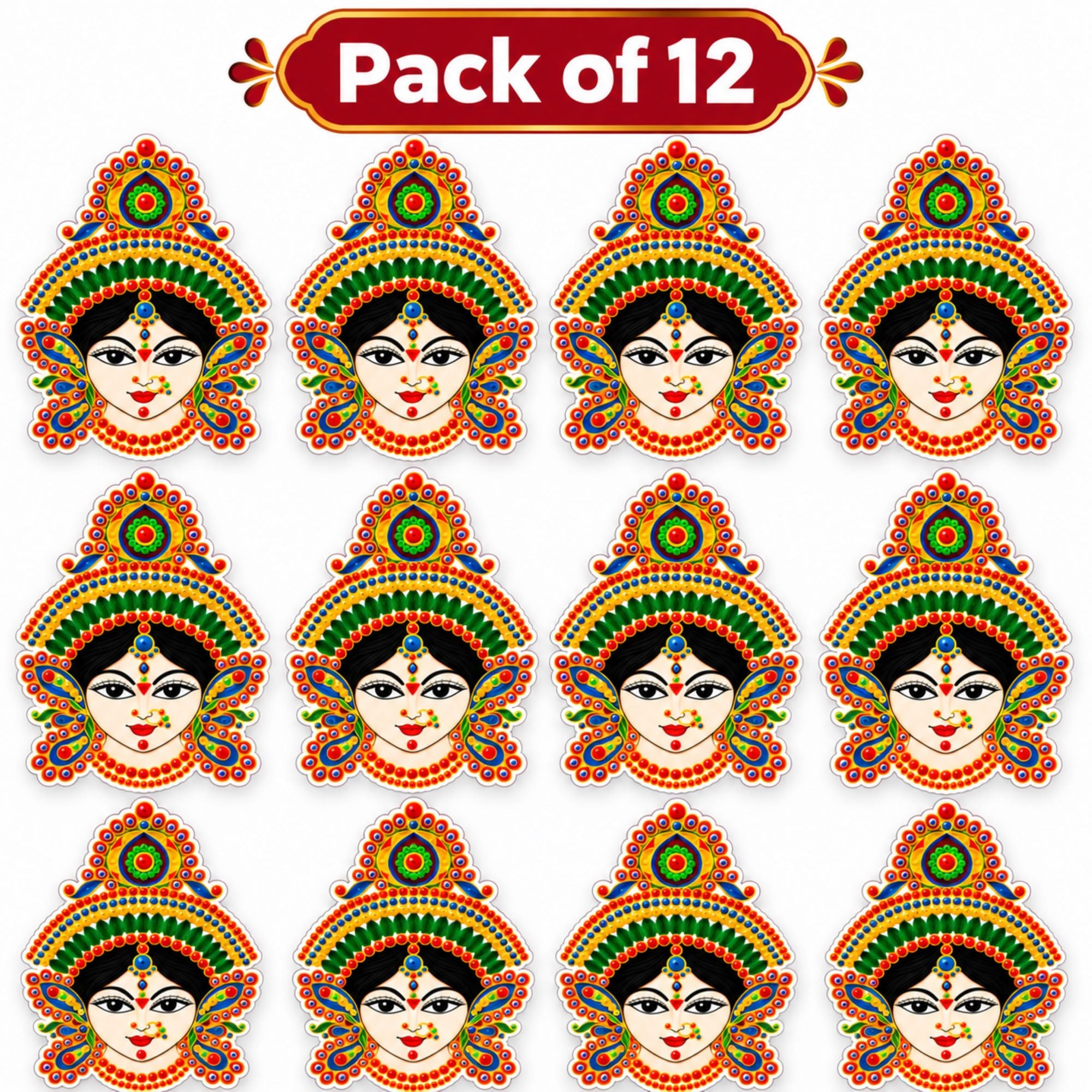 durga face cutout